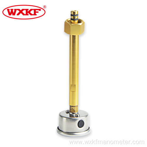 Bottom connection 4inch electric contact pressure gauge